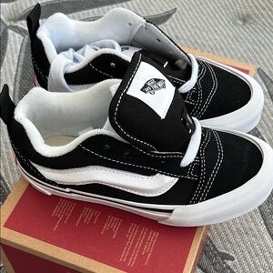 Vans Kids Classic Old Skool Sneakers in Black and White